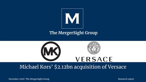 michael kors acquisition versace analysis|who owns versace.